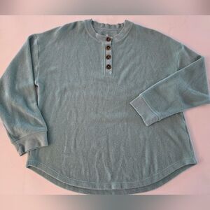 Cuddl Duds Super Soft Pullover Sweater with Button Detail